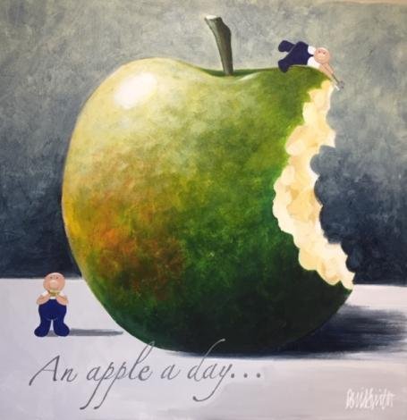 Blokes an apple a day